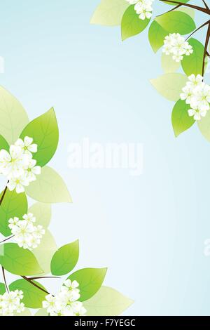 flowers and leaves Stock Vector Image & Art - Alamy