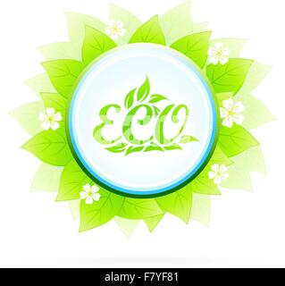 ECO Symbol Stock Vector