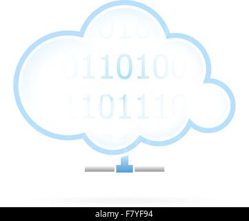 Cloud Storage Icon Stock Vector
