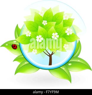 Green Tree Stock Vector