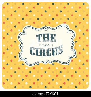 The circus abstract background. Vector Stock Vector