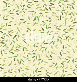 Green leaves seamless pattern. Vector Stock Vector