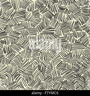 Hand-drawn abstract seamless pattern. Vector Stock Vector