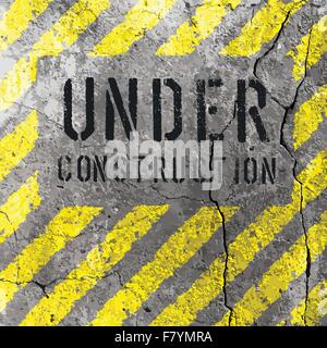 Under Construction Illustration. Vector Stock Vector