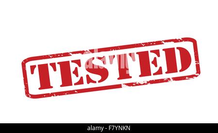 Tested Stock Vector