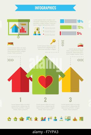 Pie Chart Real Estate Infographic Stock Vector Image & Art - Alamy