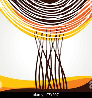 abstract tree stock vector Stock Vector