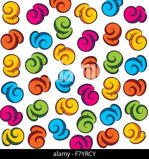 abstract shape pattern background stock vector Stock Vector