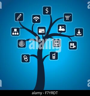 social media icon stock vector Stock Vector