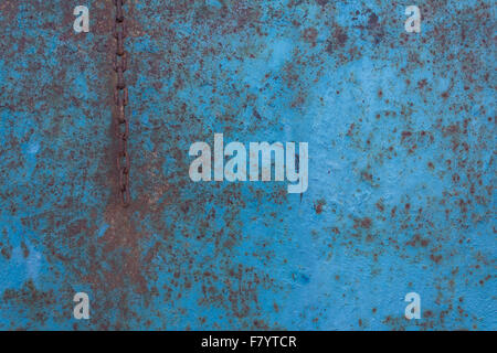 Rusty background , rusted metal texture and chain Stock Photo