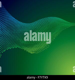 abstract green halftone background Stock Vector