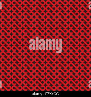 abstract red infinity symbol background Stock Vector