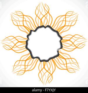 abstract round strip background Stock Vector