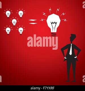 small idea join and make big idea stock vector Stock Vector