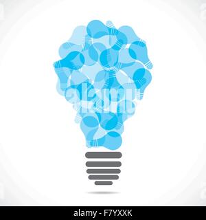 blue bulb design with bulb stock vector Stock Vector