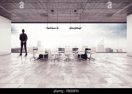 Successful businessman in a meeting room Stock Photo