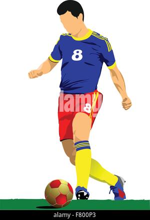 soccer player vector Stock Vector Image & Art - Alamy