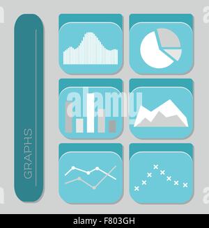 graphs Stock Vector