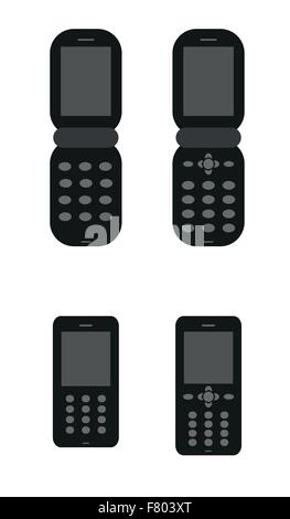 Computer old phone Stock Vector Image & Art - Alamy