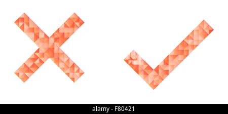 check marks Stock Vector