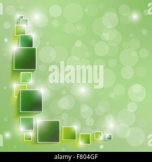 spotty background with three dimensional squares Stock Vector