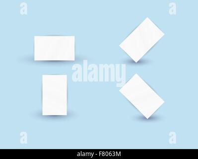 papers and shadow Stock Vector