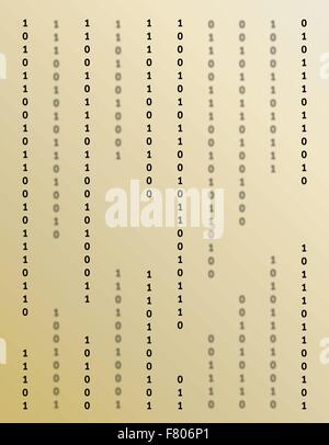 binary code stream background data vector design Stock Vector Image ...