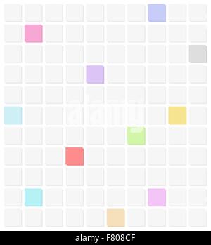flat background with squares Stock Vector