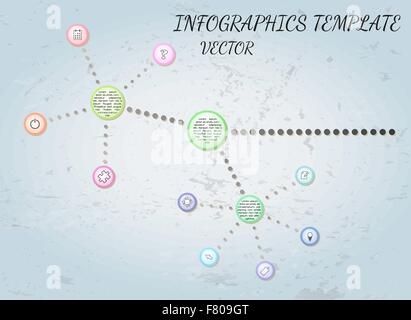 blue infographics Stock Vector