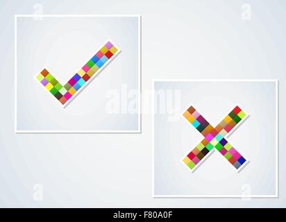 check marks Stock Vector