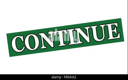 Continue Stock Vector