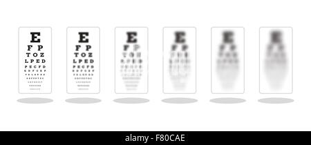 vector Snellen eye test chart Stock Vector Image & Art - Alamy