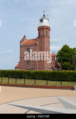 lighthouse of ustka, pomerania, poland Stock Photo