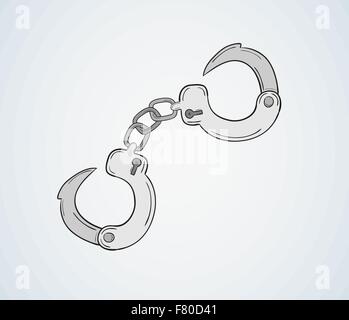 handcuffs Stock Vector