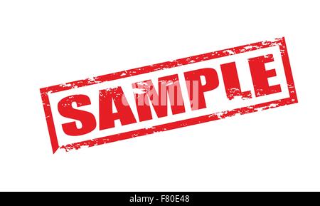 Sample Stock Vector
