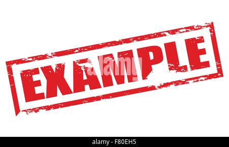 Example Stock Vector