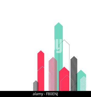 Abstract Background with Stylized Arrows to Up. For Cover Book, Stock Vector