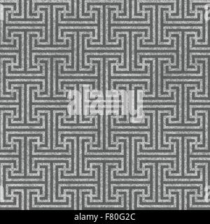 Seamless geometric key pattern Stock Vector
