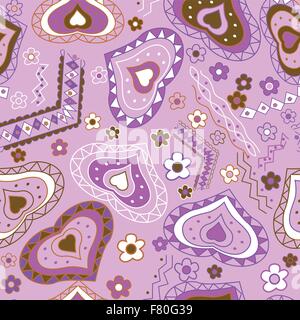 abstract lilac pattern Stock Vector