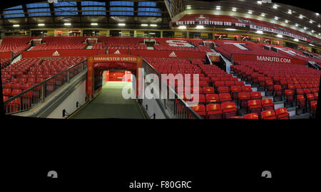 Manchester United,Old Trafford,Players Tunnel panorama