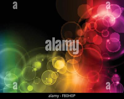 Colorful magic lights Stock Vector