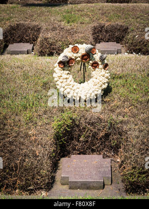 The German Military Cemetery of Costermano is located in a hilly area on the eastern shore of Lake Garda in the municipality of Stock Photo