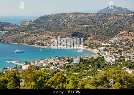Agia Marina in Aegina island, Greece Stock Photo