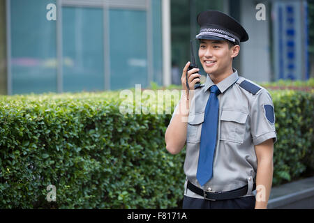 Security staff Stock Photo