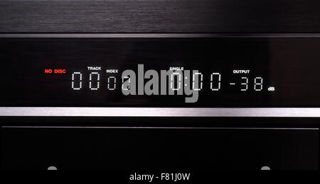 Media player display Stock Photo