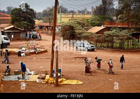 Peace activist and founder of Hodi, Fatuma Abdulkadir, sits down, one with its NGO for peaceful coexistence of hostile tribes Stock Photo