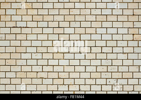 Background of a few rows of beige tiles Stock Photo