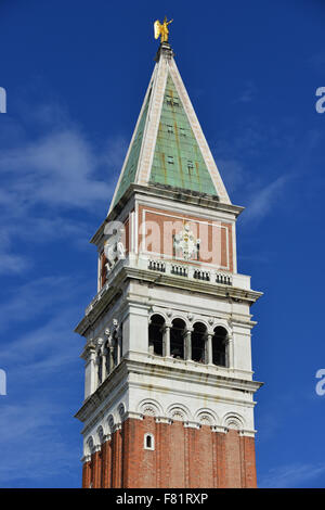 Saint Mark Belfry, the tallest and most important belfry in Venice Stock Photo