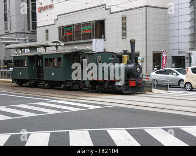 Botchan Ressha Train Replica of Botchan Train (Botchan Ressha), a steam locomotive from late ...