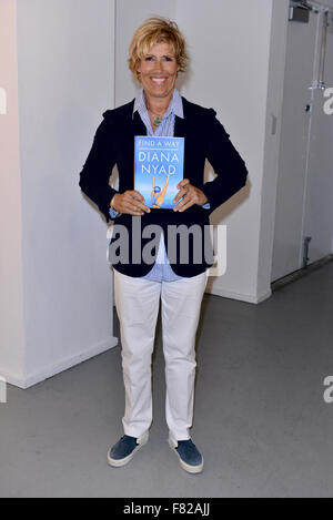 Endurance swimmer Diana Nyad book signing for 'Find A Way' at Miami Dade College Wolfson Auditorium  Featuring: Diana Nyad Where: Miami, Florida, United States When: 03 Nov 2015 Stock Photo